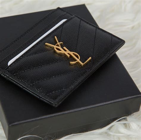 yves saint laurent mens card holder|ysl card holder wallet.